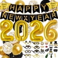 thumbnail image 1 of Party Supplies Set 2026 Happy New Years Decorations Set New Years 2026 Gold Numbers 2026 New Year Photo Props and Glasses Party Decor Birthday Decorations, 1 of 8