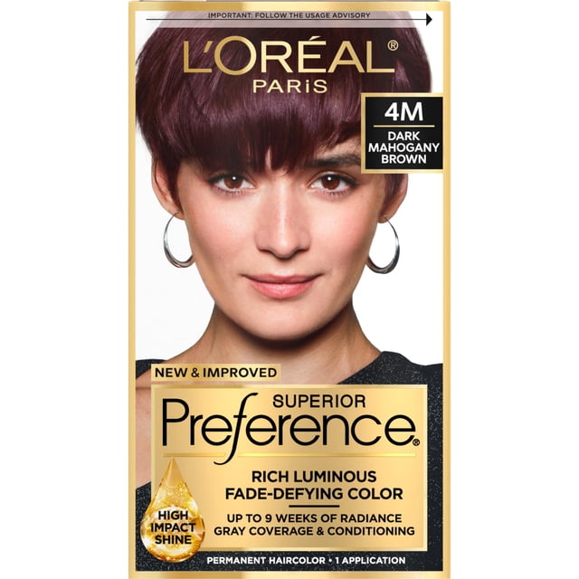 Tinte para el cabello L'Oreal Paris Superior Preference 4M Caoba oscuro