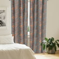 thumbnail image 2 of Ambesonne Nature Curtains, Doodle Birds Flowers, Pair of 28"x95", Multicolor, 2 of 5