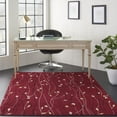thumbnail image 4 of Nourison Grafix Transitional Botanical Red 3'9" x 5'9" Area Rug, (4' x 6'), 4 of 10