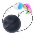 thumbnail image 2 of Interactive Cat Ball Toys, Electric 360 Degree Self Rotation Ball with Feather Stick Toy for Cats, 2 of 7