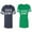 Men Navy / Women Green, variant on Papa Mama Bear Matching Couple Cotton Jerseys (Men Navy / Women Black) (Men S / Women S)