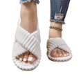 thumbnail image 5 of KEVCHE Womens Fuzzy Slippers , Cozy Warm Cloud Cushion Non-Slip , Indoor Outdoor House Slippers, 5 of 7