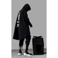 thumbnail image 6 of Niepce Inc Long Black Japanese Streetwear Gothic Men's Techwear Hoodie, 6 of 7