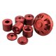thumbnail image 2 of Accesorios para cubrir el lateral de la rueda del buje de la motocicleta, compatibles con Piaggio Vespa 250 y 300. rojo, 2 of 8