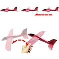 thumbnail image 5 of 19" Airplane Toys for Kids, Boys And Girls, Cool Flying Toys, Excellent Gift for 3+ Year Childrens, Good for Remove Bad Habit of Mobile [5 Red Plane], 5 of 5
