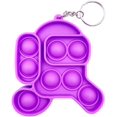 thumbnail image 1 of Simple Sensory Toy Fidget Dimple Toy Keychain, Silicone Bubbles Flipping Board Toy, Stress Relief Dimple Fidget Toy for Concentration Training, Hand Exercise Educational Toy for Kids Adults (#33), 1 of 4