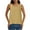 Khaki, variant on Wyobmus Womens Cross Backless Tank Tops Casual Sleeveless Open Back Tops Solid Color Cute Round Neck Flowy Shirts Olive Green