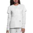 thumbnail image 1 of grey's anatomy womens scrubs, white x large, 1 of 2