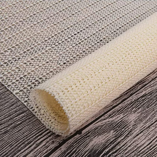 Non-Slip Mat, Rug Underpad for Wooden Floor Protection, Easy to Wash Can Be Cut Durable Carpet Stopper Mat, Reusable Multi-Purpose for Tiles Doormats Drawer (60 x 100 cm) YERDGARY