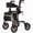 GREY, variant on Walkers for Seniors, Rollator Walker with Seat, 350 lb Weight Capacity, 18" Big Seat, 8" All-Terrain Wheels, 6-Level Adjustable Height, Lightweight Aluminum Frame Rollator Walkers for Seniors (Gray)