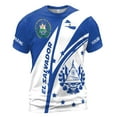 thumbnail image 2 of Personalize El Salvador Shirt, Camiseta de El Salvador Coat of Arm T-Shirt S-5XL, 2 of 4