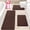 Brown, variant on HAKUNA Upgrade Extra Large Gold Bathroom Rug Set 3 Pieces Ultra Soft, Thick Absorbent Bath Mats, Non Slip Chenille Toilet Mat for Bathroom, Bedroom, Kitchen, Yellow