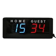 Miumaeov Electronic Basketball Scoreboard Professional LED Digital Display Score Board with Remote
