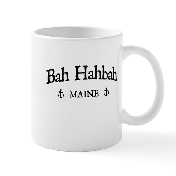 CafePress - Bah Hahbah Mug - 11 oz Ceramic Mug - Novelty Coffee Tea Cup