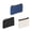 Dark Blue Black White, variant on 3 Pack Canvas Coin Purse, 3 x 5 Inch Zipper Change Pouch, Small Mini Organizer Bags in Household Daily Use 