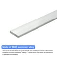 thumbnail image 3 of Barra de Aluminio Cuadrada Uxcell, 1/4" de Grosor, 1.4" de Ancho, 10" de Longitud para Construcción Industrial, 3 of 5