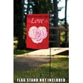 thumbnail image 4 of Toland Home Garden Heart Rose Valentines Day Valentine Flag Double Sided 12x18 Inch, 4 of 5