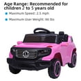 thumbnail image 3 of Ktaxon 6V Kids Ride On Car, Powered Electric Car Toys w/Parent Remote Control for Boys Girls, Pink, 3 of 11