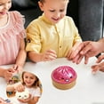 thumbnail image 5 of YiJuHui Slow Rising Squishy Toy, Glitter Steamed Bun Stress Relief Fidget Toy, Kawaii Cute Simulation Dumpling, Sensory Anxiety Relief for Adults, Desk Decor Party Gift, 5 of 5