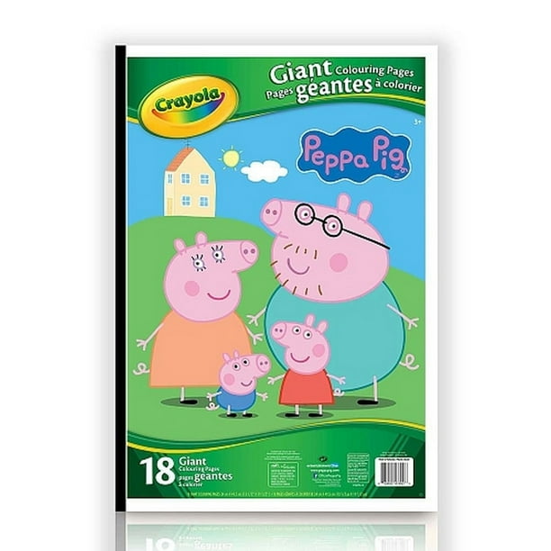 Crayola Peppa Pig Giant Coloring Book - Walmart.com - Walmart.com