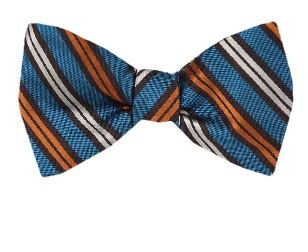 FBTZ1026 Mens Silk Self Tie Bow Tie