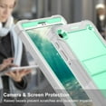 thumbnail image 6 of Dteck Galaxy Tab A7 Lite Case 8.7 inch 2021 (SM-T220/SMT225), Heavy Duty Rugged Shockproof Case with Kickstand for Samsung Galaxy Tab A7 Lite 2021 Tablet, Green, 6 of 8
