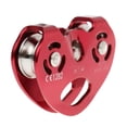 thumbnail image 1 of Sonducket Cable Zip Line, polea de ruedas, montañismo, poleas de doble velocidad, equipo de espeleología, accesorios para exteriores, carpas Rojo, 1 of 6