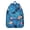 Multicolor, variant on Paisley Pattern School Backpack for Women, Retro Boho Floral Ethnic Print Canvas Bookbag, Artistic Geometric Mandala Travel Backpack Vintage Style
