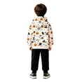 thumbnail image 7 of Zylarhe Kids Halloween Tops Hoodie with Front Pocket for Boys Cozy Sweatshirt Seasonal Comfort Beige 9-10 Years, 7 of 7
