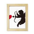 thumbnail image 1 of Cupid Angel Love Heart Pattern Desktop Adorn Photo Frame Display Art Painting Wooden, 1 of 3