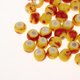 thumbnail image 4 of 100 piezas de cuentas sueltas de cerámica hechas a mano, surtidas, para manualidades. Amarillo y rojo, 4 of 7
