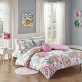 thumbnail image 2 of Home Essence Teen Cora Pink Floral 4 Piece Comforter Set, Full/Queen, 2 of 6