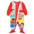 thumbnail image 3 of Cocomelon Characters Toddler Kids Soft Fleece Footed Pajama Sleeper, Size 2T, 3 of 7