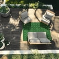 thumbnail image 2 of Garland Rug Garden Trellis Polypropylene Green Indoor/Outdoor Area Rug, 5' x 7', 2 of 7