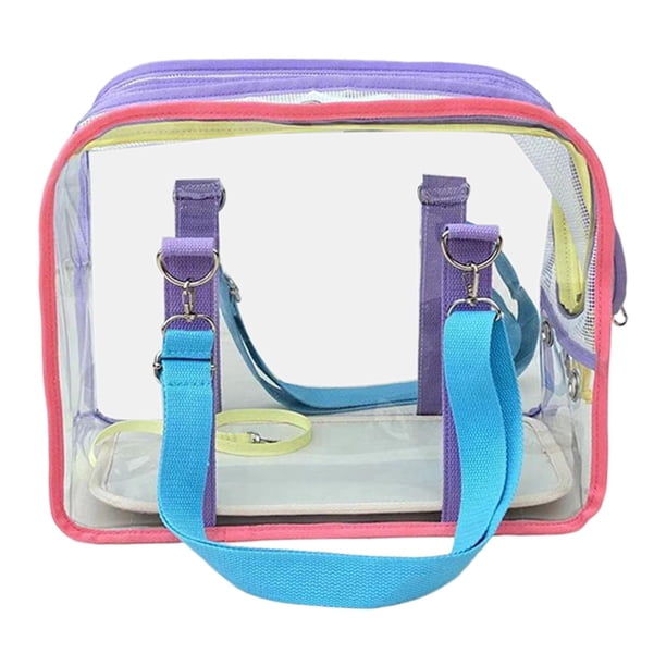 Bolsas portátiles de transporte para mascotas Yinane Transportín para cachorros Púrpura 44cmx23cmx32cm