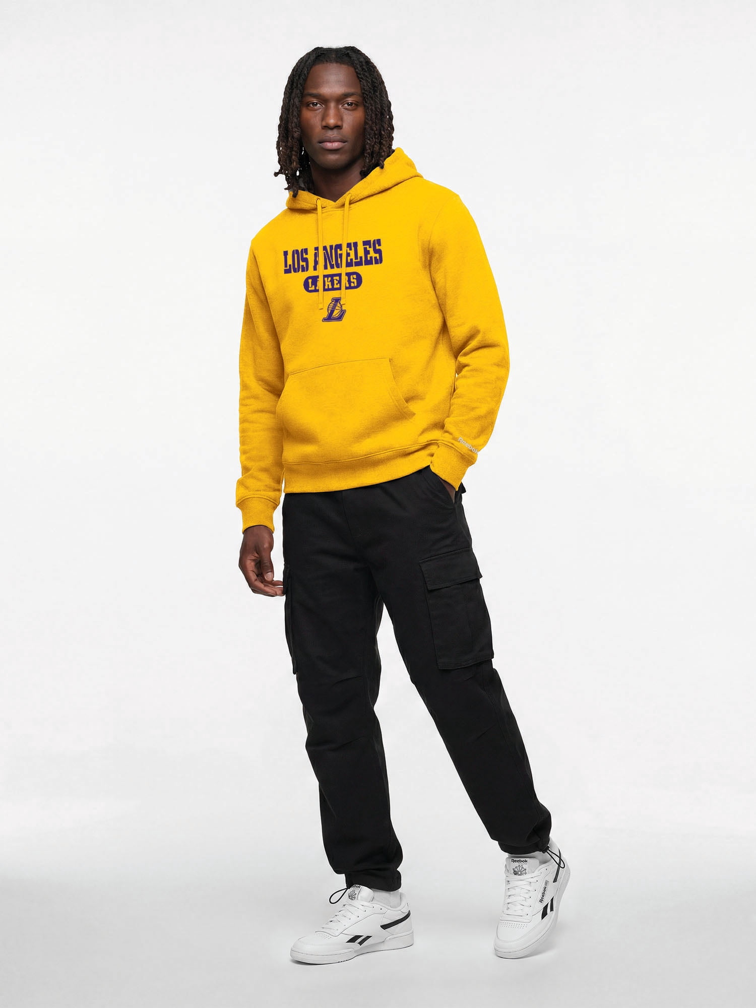 Los Angeles Lakers Reebok Mens Hooded Sweatshirt