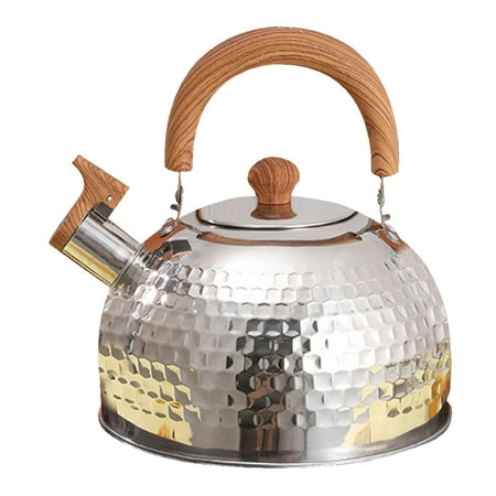 

Whistling Tea Kettle | 2L Water Kettle for Coffee | Whistling Stovetop Tea Kettle Food Stainless Steel Hot Water Fast to Boil Teapot for Tea Coffee