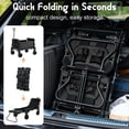 thumbnail image 6 of Gaderth 2-in-1 Collapsible Cart, Folding Garden Wagon Cart, Large Capacity Utility Trolley, Converts to Reclining Lounge Chair, Portable Outdoor Yard Beach Camping Cart, 6 of 8