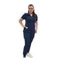 thumbnail image 4 of Fubu Women's V-Neck Scrub Top Medical Nursing Uniform, 4 of 5