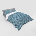 thumbnail image 3 of Ambesonne Damask Bedding Set 3 Pcs, Blue Floral Pattern, Twin, Blue White, 3 of 3