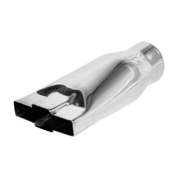 Brand New Polished Stainless Chevy Bow-Tie Exhaust Tip 2 1/2" IN 4 3/4 X 2" Out
