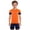 Orange, variant on Teen Boys Quic1 Dry Gymnastics Outfit Kids Summer Athletic Set Youth Short Sets Short Sleeve Soccer Jerse1 and Soccer Shorts
