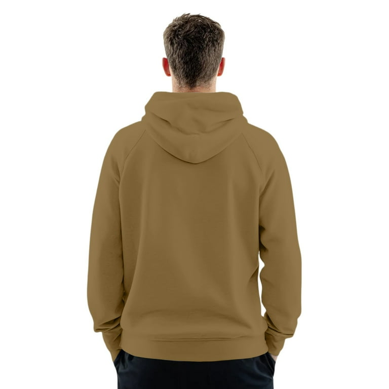 Evdexr Mens Quarter Zip Sweatshirt Oversized Pullover Drawstring