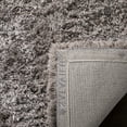 thumbnail image 4 of SAFAVIEH Toronto Kameron Solid Polyester Shag Area Rug, Grey, 4' x 6', 4 of 7