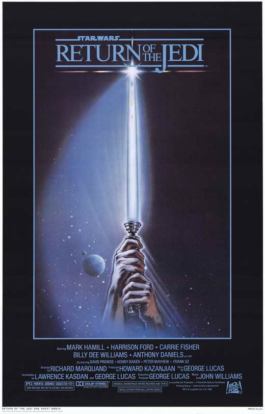 Star Wars poster 11" x 17" style d Star Wars movie poster 