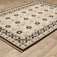 thumbnail image 4 of Oriental Weavers Acacia Machine Woven Area Rug - ACA09-2' x 3' - in Beige/Black - Traditional Style Hallway, Entryway, Kitchen, Bathroom Rug, 4 of 7