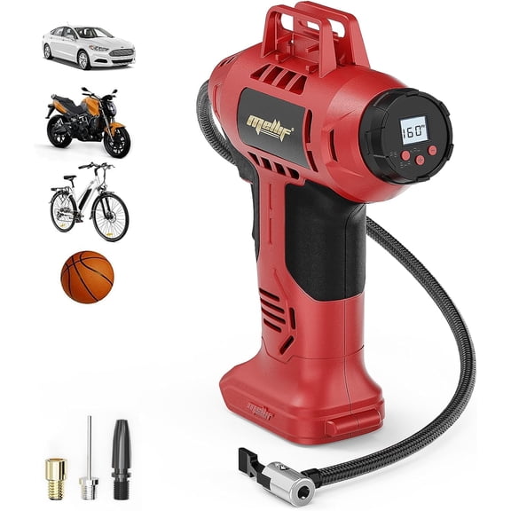 Mellif Cordless Tire Inflator Portable Air Compressor Compatible with Milwaukee 18V Battery(Tool Only)