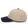 thumbnail image 5 of OC Sports GWT-116  Adj. Garment Wash Cotton Baseball Cap - Khaki Navy, 5 of 8