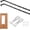 Black, variant on NOGIS 2pcs Over The Door Mirror Hanger, Adjustable Door Mirror Hanger, Five-Hole Over The Doors-Mirrors Hook, Mirrors Doors Hangers with 2 Iron Filings and Screws (Black)
